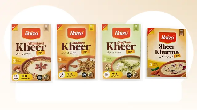 Raizo desserts range hero image